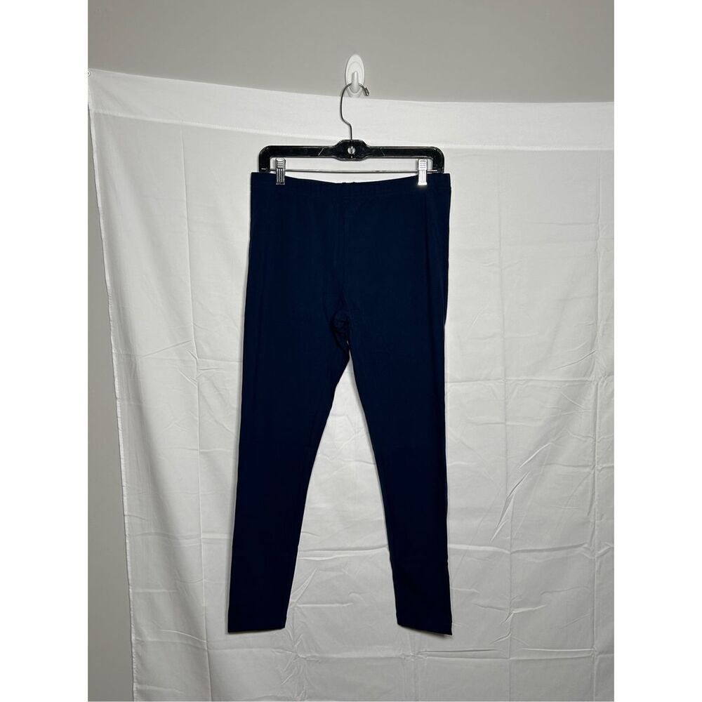 ‼️sale‼️ Lands End Navy Blue leggings size 14-16 Plus C34-17-5